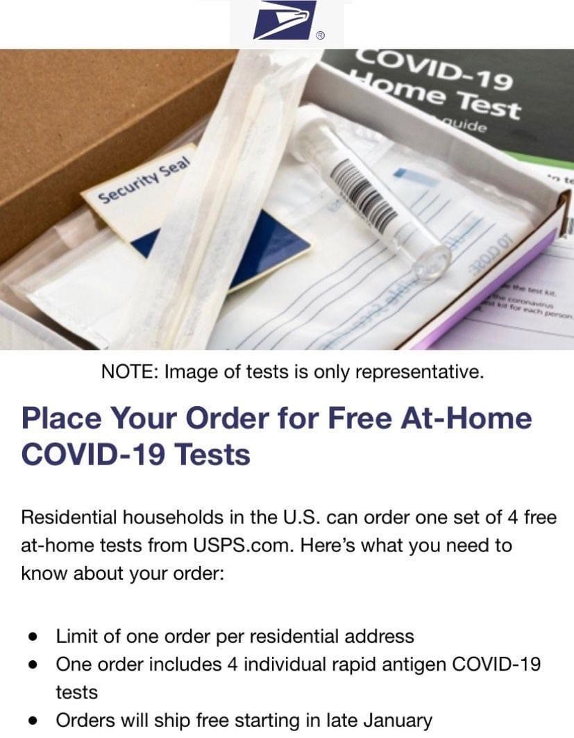 COVID-19 Free At Home Test Kit Image